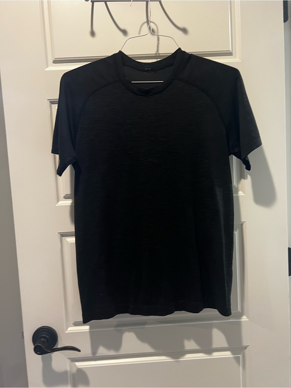 lululemon athletica Black Short-Sleeve Crew Tee